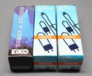3 EHG 750w 120v G9.5 Stage & Studio Lamps / Bulbs 1 Eiko 2 Osram - Picture 1 of 2