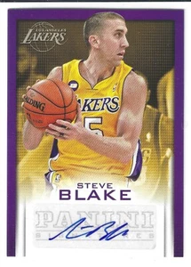 2013-14 Panini Steve Blake #10 Auto - Picture 1 of 2