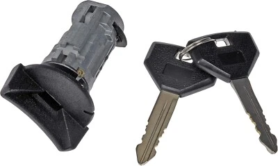 NUEVO Kit de cilindro de bloqueo de encendido negro con llaves para modelos enumerados de camioneta Dodge y Jeep Foto 1 de 3