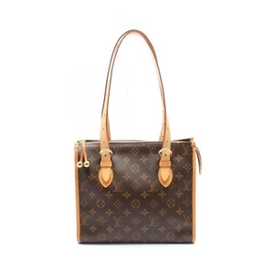 LOUIS VUITTON Popincourt haut Tote shoulder Bag M40007 Monogram leather Brown - Picture 1 of 9