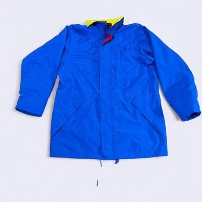 Chaqueta de lluvia vintage Eddie Bauer azul, amarillo y rojo Rain Gore-Tex talla: mediana Foto 1 de 4