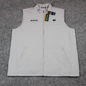 Chaleco Travis Mathew Para Hombre 2XL Gris Top De La Línea Bolsillos con Cremallera Completa Golf - Imagen 1 de 15