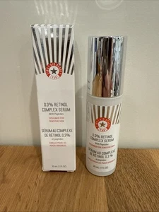 NEU NEU IM KARTON ERSTE HILFE SCHÖNHEIT 0,3 % Retinol-Komplex Serum mit Peptiden 1 flüssige Unze Neu im Karton - Bild 1 von 1