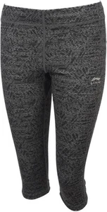 Li-Ning Freya Mujer Capri Pantalones Leggings Pantalones Fitness, Gris, S - Imagen 1 de 1