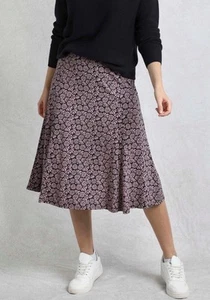 Weird Fish Romaro Printed Jersey Midi Skirt size 14 - Picture 1 of 3