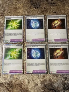 Classic Collection Pokemon Set -Sun Seed, Scorching Charcoal, Drops in the Ocean - Picture 1 of 2