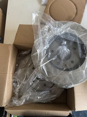 2x Paire de disques de frein ventilés pour VAUXHALL ANTARA 2.2D avant 2010 sur 296mm set Neuf - Photo 1/4