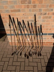 Group of 12 early hickory golf clubs (1880-1900) TimewarpGolf - Picture 1 of 15