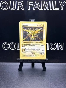 Zapdos Holo 16/102 Base Set 1999 Shadowless MP Pokemon TCG Card - Picture 1 of 7