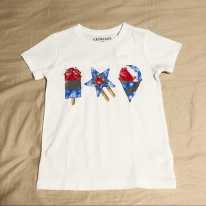 NWT J. Crew Factory American Snacks Graphic Tee Girls Size XS - Picture 1 of 6