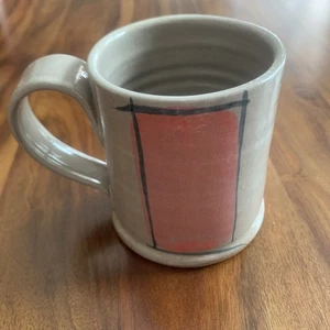 Tazza Brett Beasley ceramica fatta a mano in ceramica artistica NC nuova dipinta tortora - Foto 1 di 14