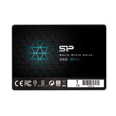 Silicon Power-1TB SSD 3D NAND A55 SLC Cache Performance Boost SATA III 2.5" 7mm  - Image 1 of 4