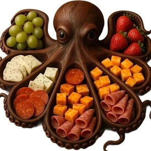 New Serving Tray for Octopus - Kitchen Charcuterie Deli Platter - Picture 1 of 10