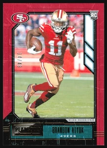 2020 Panini Playbook Brandon Aiyuk Gold Rookie /49 #119 - Bild 1 von 2