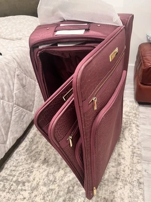 Liz Claiborne's faux lizard trim Rolling 3 piece Luggage set  - Image 1 of 4