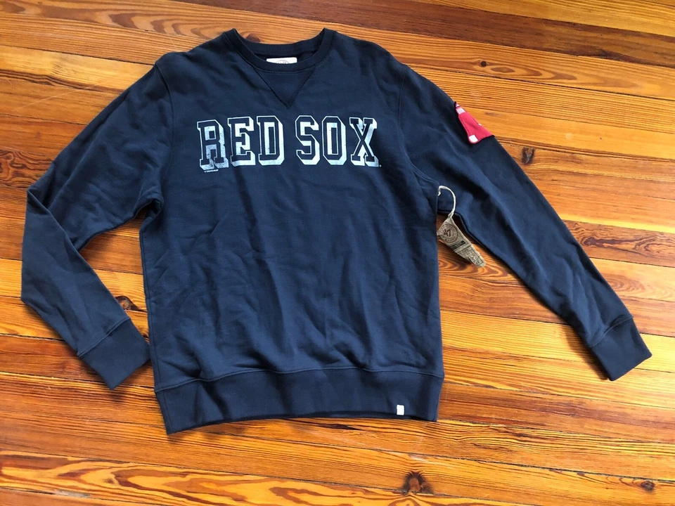 波士顿红色 SOX 47 品牌男式蓝色运动衫 - 中号和大号 — 第 1/1 张图片