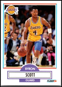 1990 Fleer #94 Byron Scott -   FREE SHIPPING! - Picture 1 of 2