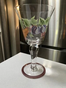 Noble Excellence Napa Valley Obst Tee Wasser Weinglas handbemalt Kelch - Bild 1 von 6