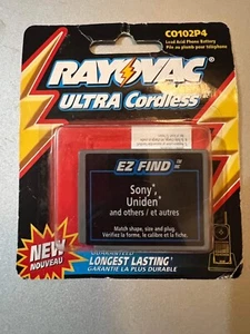 Sealed Vintage Cordless Phone Battery Rayovac Ultra Rechargeable RARE! NEW VTG - Picture 1 of 7