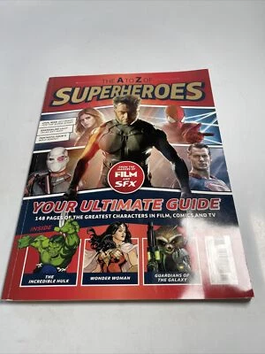 The A to Z of Superheroes 2017 Book Magazine UK printing Very Good - Image 1 of 4