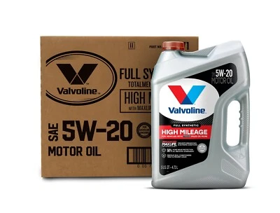 Valvoline Completo Sintético Alto Kilometraje con Tecnología MaxLife SAE 5W-20, Estuche de 3 Foto 1 de 4