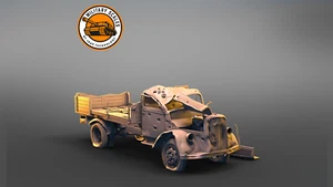 Opel Blitz 4x4 Destroyed 1:72 - Picture 1 of 4