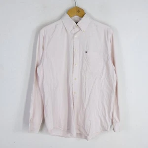 Camicia TOMMY HILFIGER Taglia M Uomo Cotone Man Shirt Casual Comoda Elegant - Foto 1 di 5