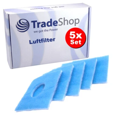 TRADE-SHOP 5x Luftfilter Staubfilter für Limodor Limot Lüfterserie F Typ D, LF, ELF