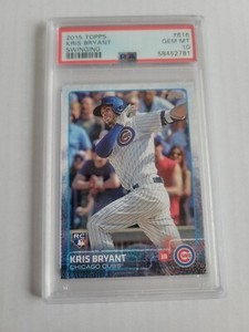2015 Topps Series 2 Kris Bryant RC Swinging Variation PSA 10 GemMint #616