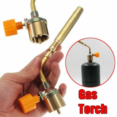Mapp gás ignição manual turbo tocha brasagem solda propano soldagem encanamento - Imagem 1 de 4
