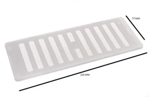 Adjustable Air Vent + Fly Screen Pvc For Openings Up To 9 X 3 229mm 76mm - Picture 1 of 1