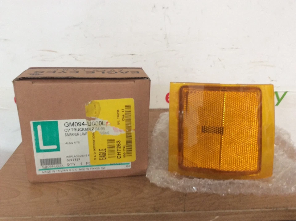 94-98 BLAZER LEFT Corner MARKER Light FITS CHEVY TRUCKS C35 C1500 K1500 NEW AFT - Imagem 1 de 2