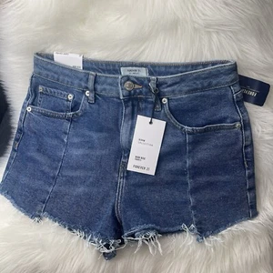 Forever 21 Blue Denim Shorts Size 27 BNWT - Picture 1 of 3
