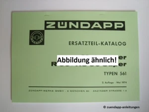 Zündapp Ersatzteilkatalog, Ersatzteilliste Typen M 25, 50 Typen 434, Bergsteiger - Bild 1 von 1