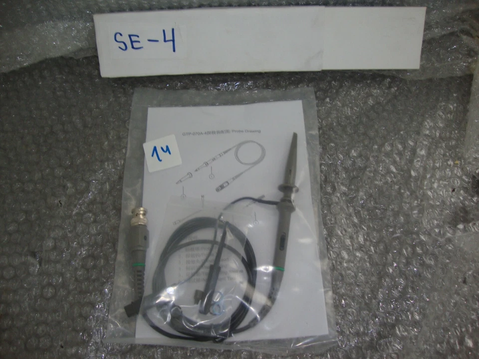 GW Instek  ≤70MHz; Attenuator:10:1/1:1; 1.2m  GTP-070A-4 Oscilloscope - Image 1 of 3
