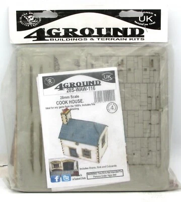 4Ground 28S-WAW-116 Cook House (28mm World at War) Napoleonic Wars Terrain Kit - Image 1 of 3
