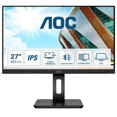 AOC Q27P2Q 68,6 cm (27 Zoll) LED-Monitor 2.560x1.440 Pixel IPS 4ms Reaktionszeit - Bild 1 von 4