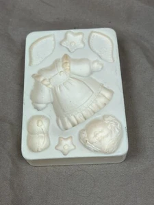 AMACO Angel Doll Polymer Clay Push Mold Judi Maddigan 1997 Vtg Making NWOT - Picture 1 of 3