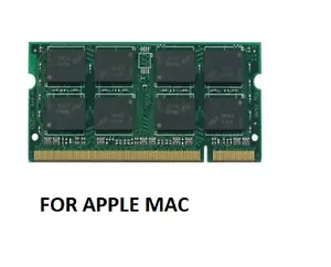 Apple Mac 2GB Memory 2x 1GB 667MHz DDR2 PC2-5300 SODIMM RAM for MacBook Pro iMac - Picture 1 of 1