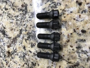 2002-2008 BMW 745 750 760 E65 E66 Lug Nut Nuts Bolt Bolts Stud Studs Set 5 #109 - Picture 1 of 4