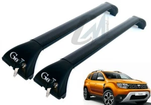 9200+9272 GEO BARRE PORTATUTTO NERE GEV DACIA DUSTER (14...) CORRIMANO ALTO - Imagen 1 de 9