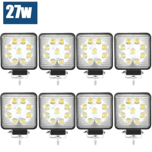 8x 27W CREE LED WORK LIGHT BAR OFFROAD DRIVING FLOOD LIGHT AUTO LAMP ATV 12V 24V - Picture 1 of 9