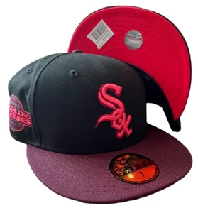 New Era Chicago White Sox 2005 WS Side Patch 59FIFTY Fitted Hat Size 7 RARE - Picture 1 of 6