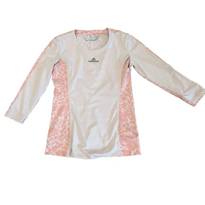 ADIDAS by STELLA McCARTNEY LONG SLEEVE Top Shirt pink S Discount Shipping - Image 1 of 4