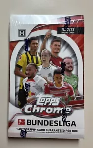 2022-23 Topps Chrome Bundesliga Soccer Factory Sealed Hobby Box 20 Packs 1 Auto - Bild 1 von 2