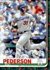 2019 Topps Holiday #HW25 Joc Pederson Los Angeles Dodgers Baseball Card - Picture 1 of 2
