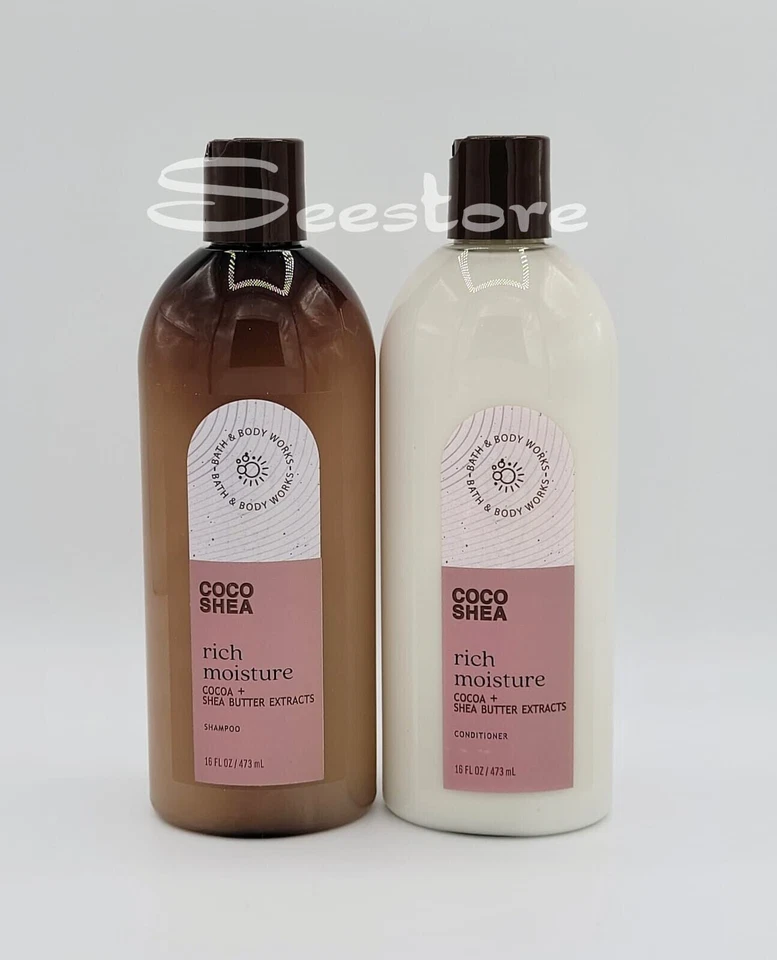 Bath & Body Works Coco Shea Rich Moisture Hair Shampoo & Conditioner Set 16 oz - Image 1 of 1