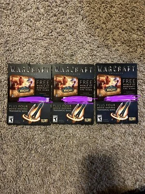 World of Warcraft Movie 2016 Movie Card Memorabilia! Codes Used And Expired! 3pc - Image 1 of 2