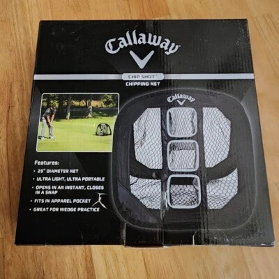 Callaway Golf Chip Shot Chipping Net 3 в 1 Чрезвычайно Легкая и Портативная Новая Коробка - Изображение 1 из 4