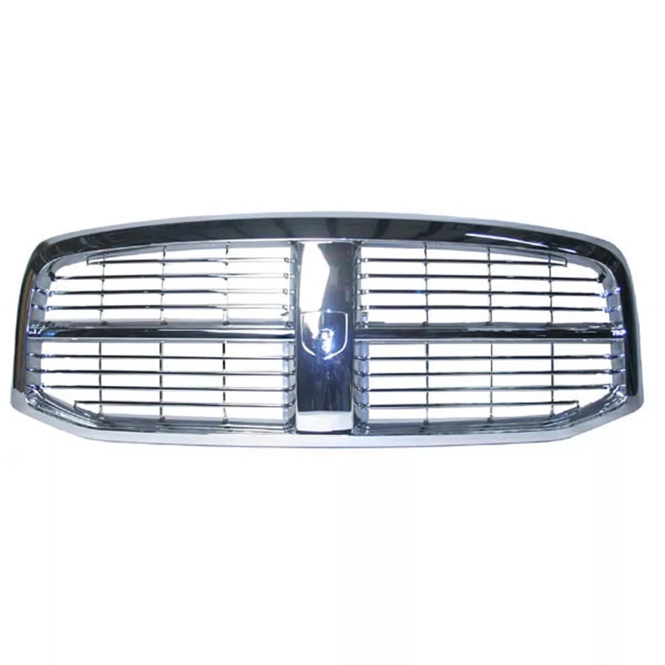 New Chrome Grille For 2006-2008 Dodge Ram 1500 Ram 2500 Plastic Pickup - Image 1 of 1